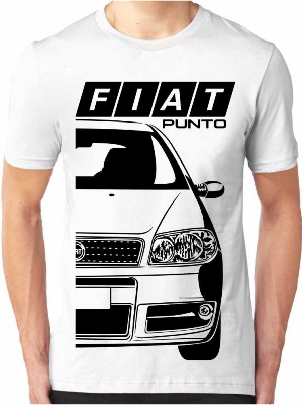 Fiat Punto 2 Facelift Heren T-shirt