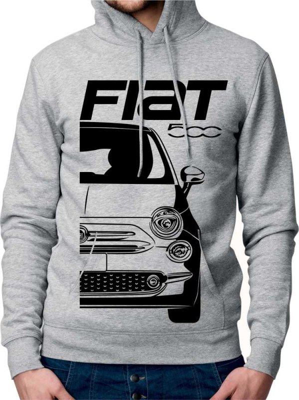 Fiat 500 Facelift Moški Pulover s Kapuco