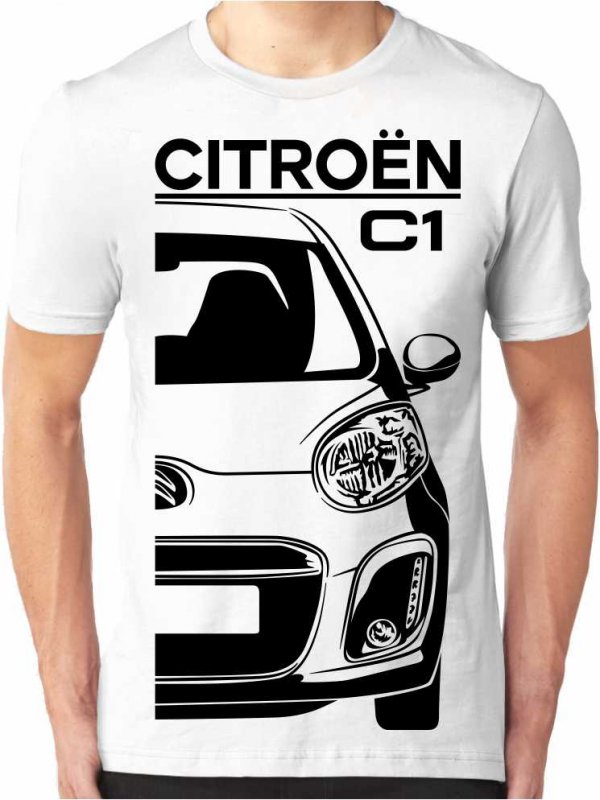 Citroën C1 Facelift 2012 Vyriški marškinėliai