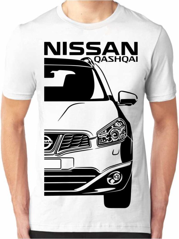 Nissan Qashqai 1 Facelift Koszulka męska