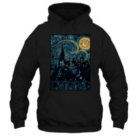 Hogwarts Van Gogh Ανδρικά Φούτερ