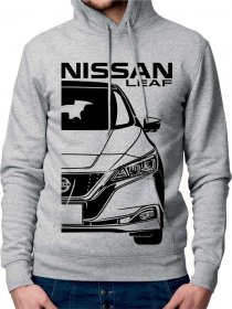 Nissan Leaf 2 Moški Pulover s Kapuco
