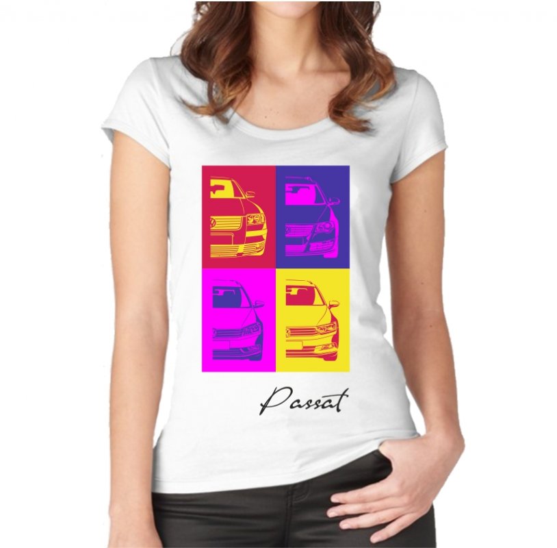 VW Passat V-VIII Pop Art T-Shirt pour femme