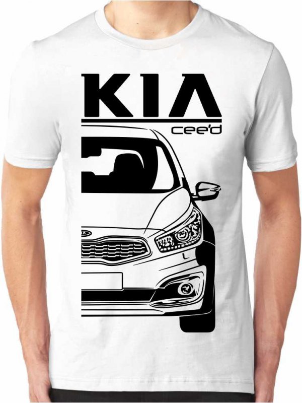 Kia Ceed 2 Facelift Heren T-shirt