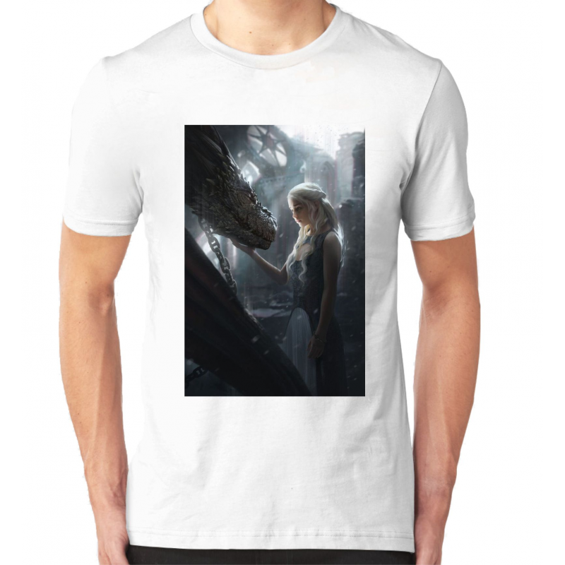 Daenerys i smok Koszulka męska