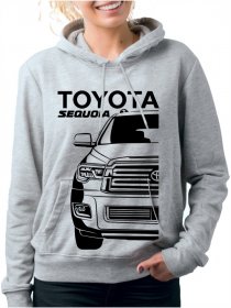 Toyota Sequoia 2 Facelift Ženski Pulover s Kapuco