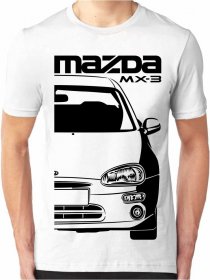 M -35% Red Mazda MX-3 Moška Majica