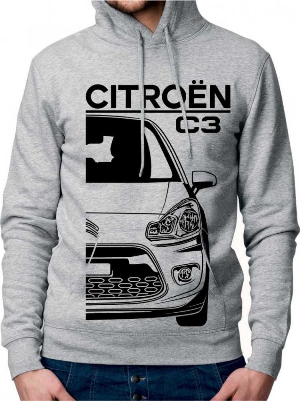 Citroën C3 2 Moški Pulover s Kapuco