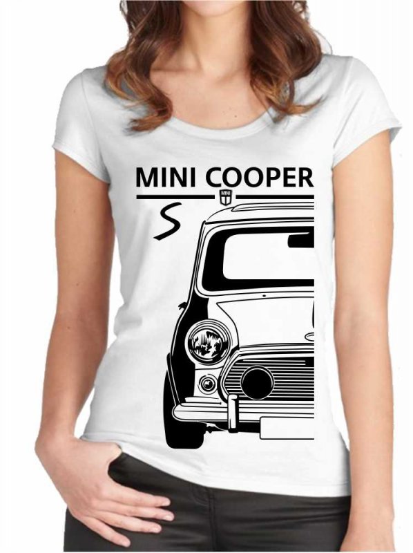 Classic Mini Cooper S MK2 Moteriški marškinėliai