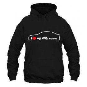 I Love BMW E46 Limousine Sweat-shirt pour homme