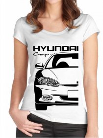 Hyundai Coupe 1 Dámské Tričko