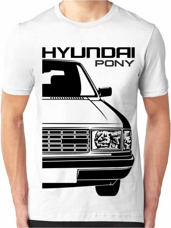 Hyundai Pony 2 Pistes Herren T-Shirt