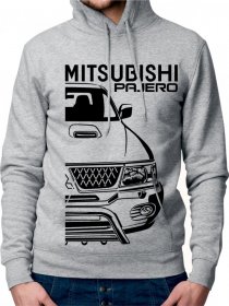 Mitsubishi Pajero 3 Facelift Moški Pulover s Kapuco