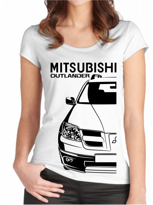 Mitsubishi Outlander 1 Moteriški marškinėliai