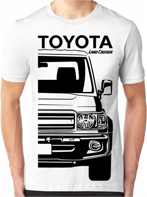 Toyota Land Cruiser J70 Vyriški marškinėliai