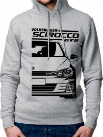 VW Scirocco Mk3 GTS Moški Pulover s Kapuco