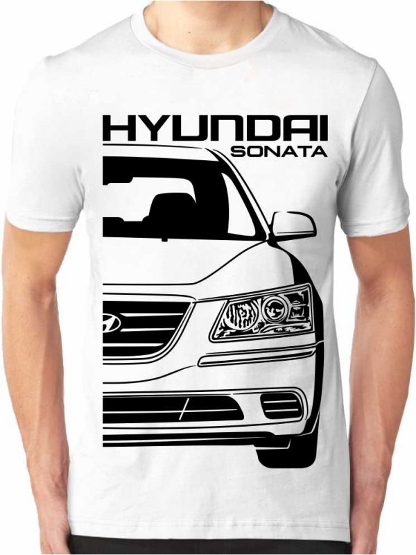 Hyundai Sonata 5 Facelift Mannen T-shirt