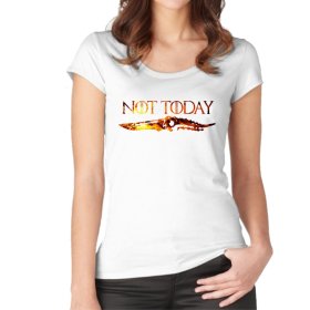 Koszulka Damska "Not Today Fire