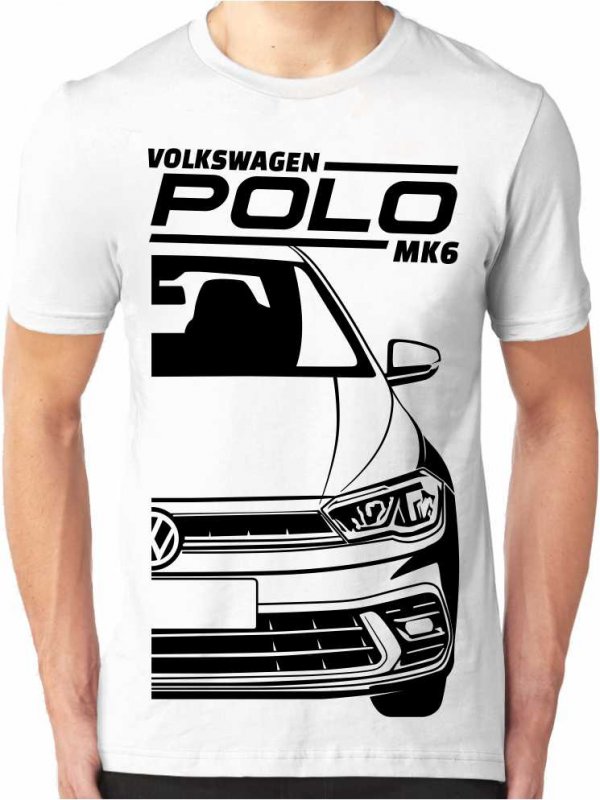 VW Polo Mk6 Facelift T-shirt voor heren