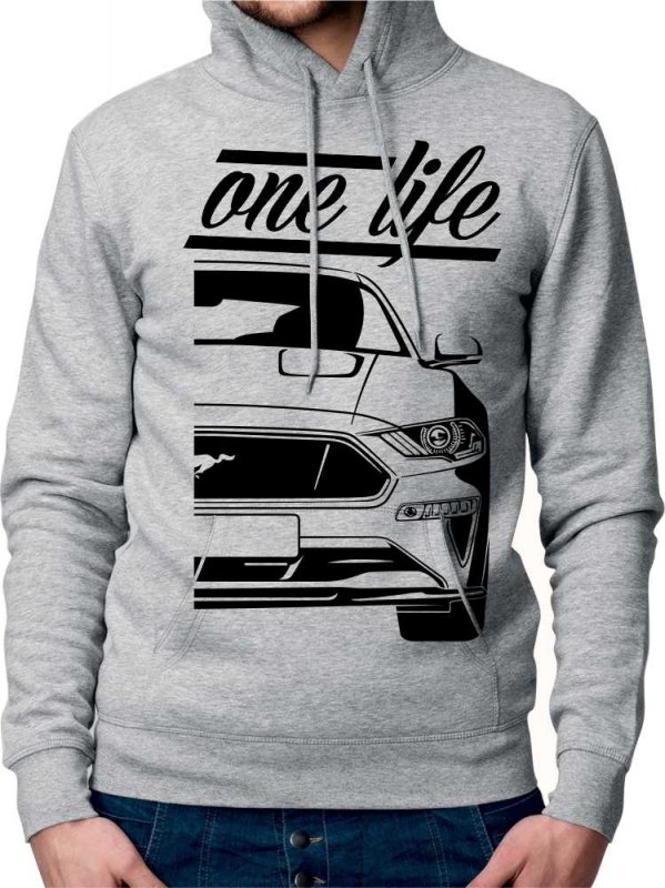 Sweat-shirt pour homme Ford Mustang 6gen One Life