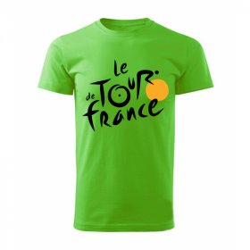 S -50% Tour De France Zelene Pánske Tričko