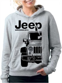 Jeep Wrangler 4 JL Ženski Pulover s Kapuco