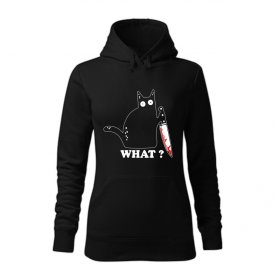 Felpa Donna Gatto Cosa?