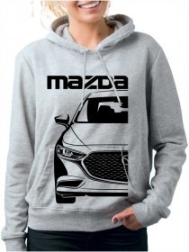 Mazda2 Gen3 Facelift Női Kapucnis Pulóver