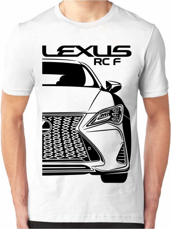 Lexus RC F Sport Facelift Vyriški marškinėliai