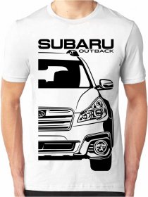 Subaru Outback 5 Pánske Tričko