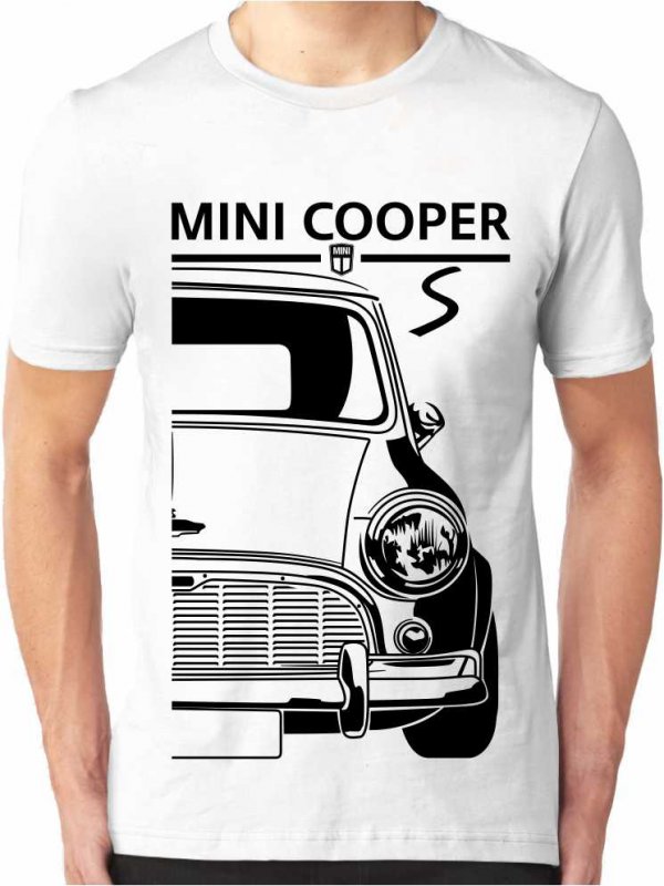 Classic Mini Cooper S Mk1 Vyriški marškinėliai