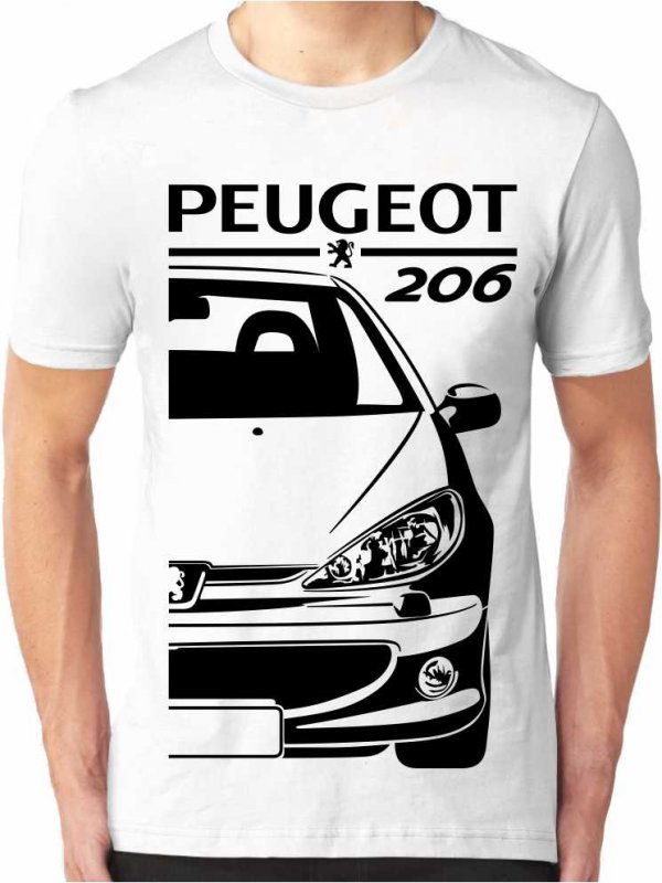 Peugeot 206 Facelift Pánské Tričko