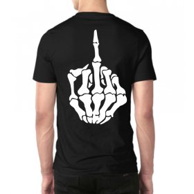 Drift King Doodshoofd Mannen T-Shirt + Rugzak