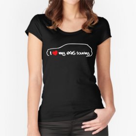 Maglietta Donna I Love BMW E46 Touring