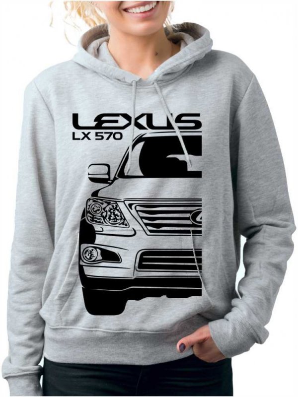 Lexus 3 LX 570 Női Kapucnis Pulóver