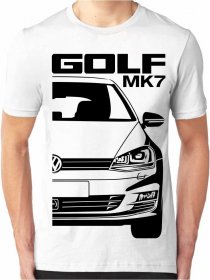 L -35% Red VW Golf Mk7 Мъжка тениска