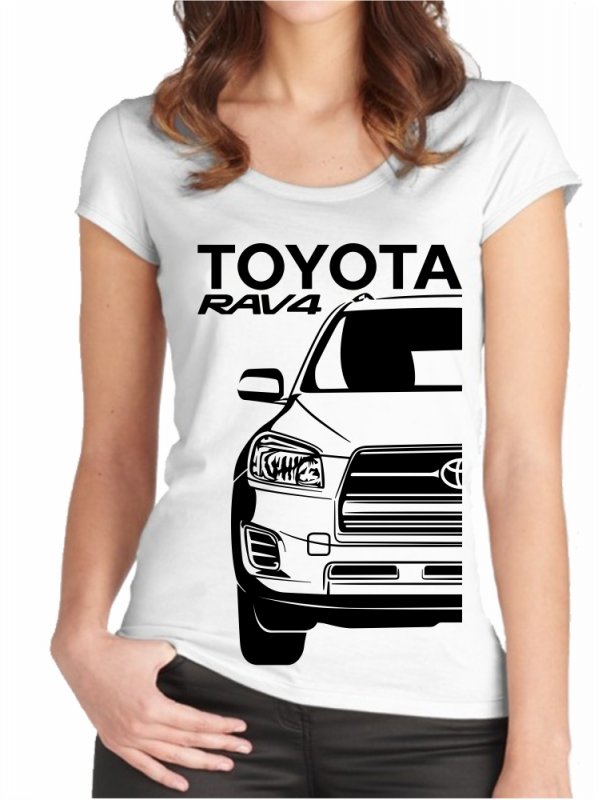 Toyota RAV4 3 Facelift Moteriški marškinėliai