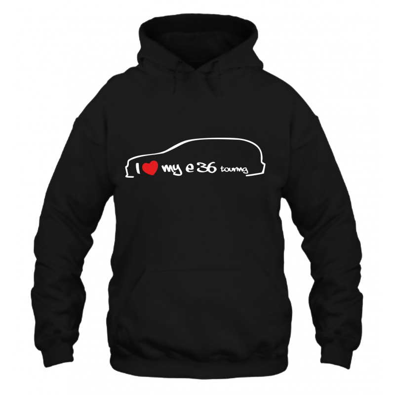 Sweatshirt pour hommes I Love BMW E36 Touring