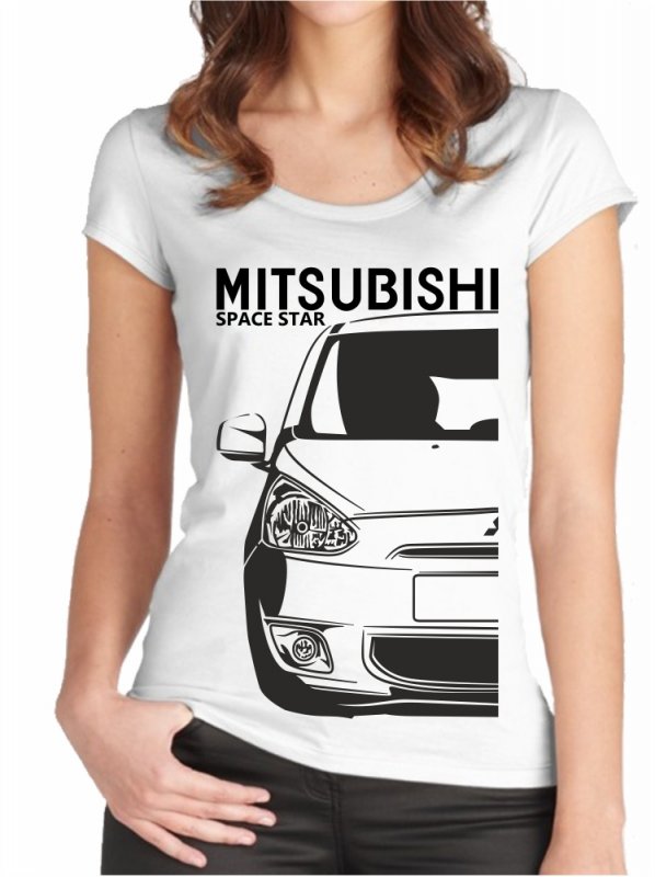 Mitsubishi Space Star 2 Moteriški marškinėliai