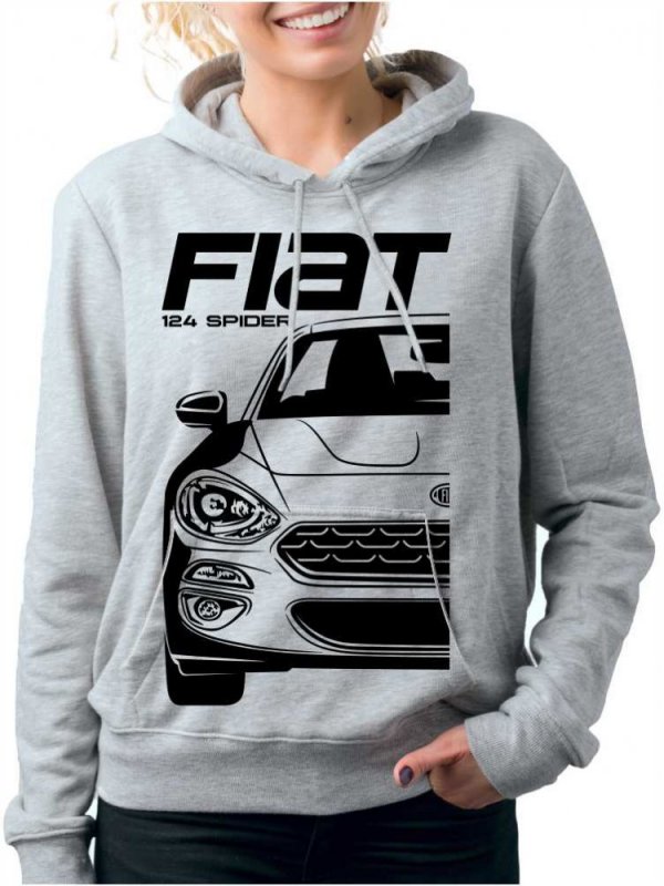 Sweat-shirt pour femmes Fiat 124 Spider New