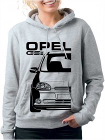 Opel Corsa B GSi Női Kapucnis Pulóver
