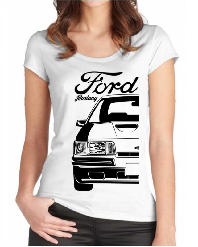 Ford Mustang 3 Foxbody SVO Moteriški marškinėliai