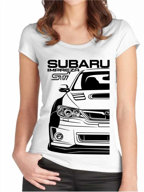 Subaru Impreza 3 WRX STI Moteriški marškinėliai