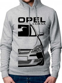 Opel Corsa C Facelift Moški Pulover s Kapuco