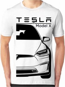 Koszulka Męska Tesla Model X Facelift