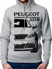 Peugeot 308 2 GTI Férfi Kapucnis Pulóve