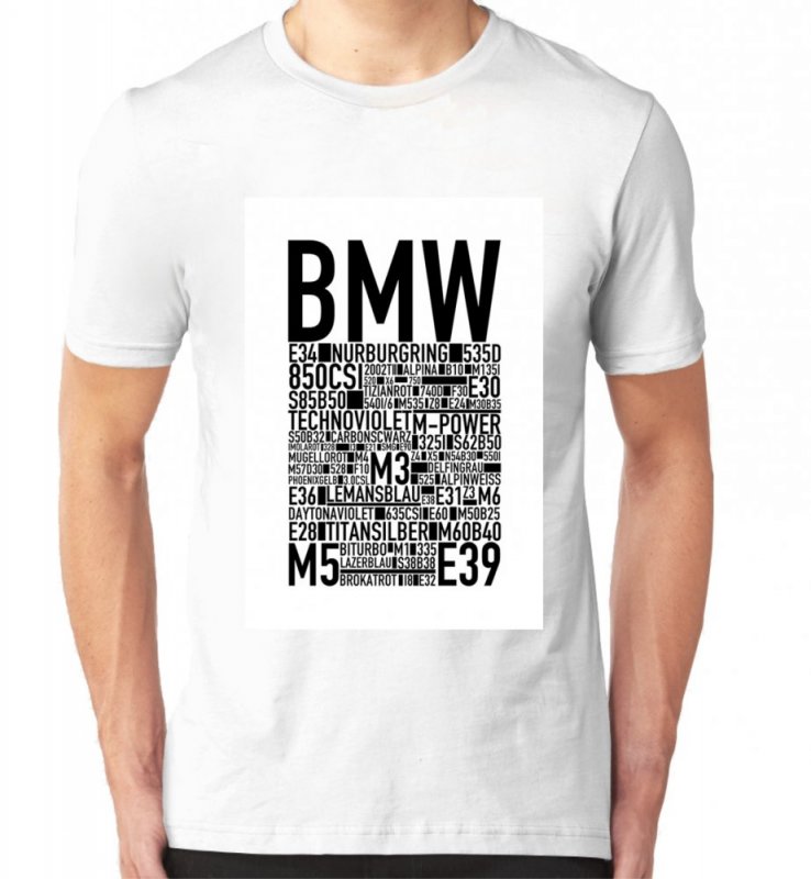 Koszulka BMW Font Mix