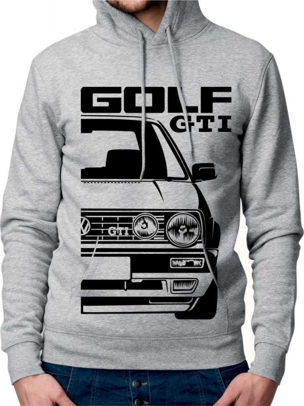 Sweat-shirt pour hommes VW Golf Mk2 GTI