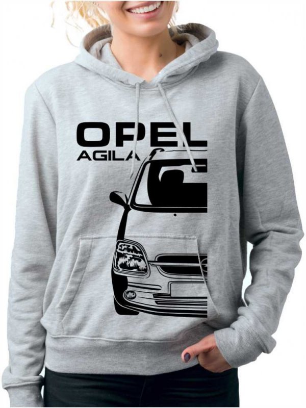Opel Agila 1 Facelift Ženski Pulover s Kapuco