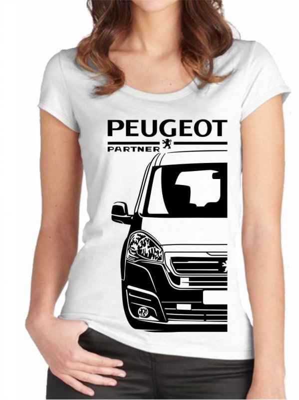 Peugeot Partner 2 Facelift Sieviešu T-krekls